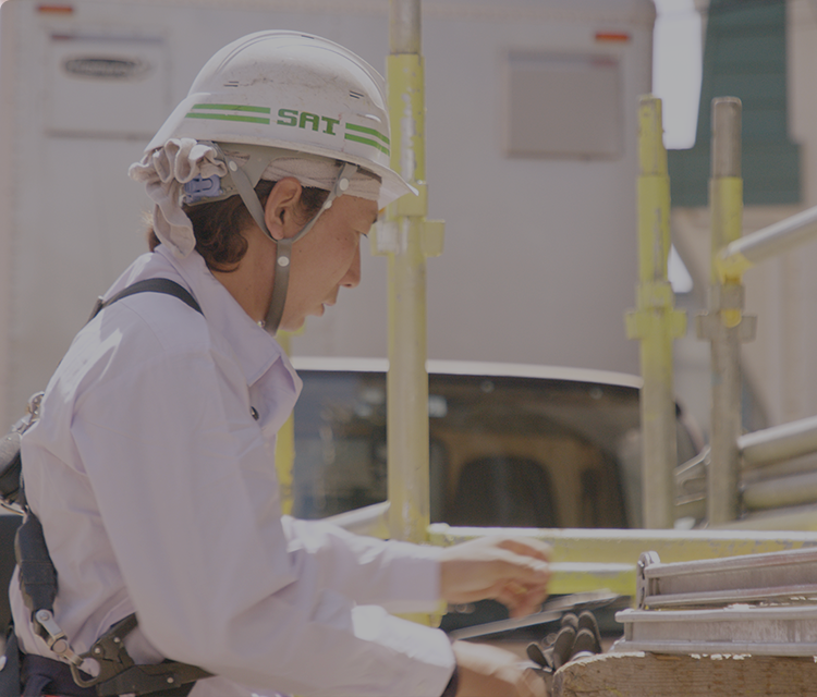 足場工事のプロフェッショナル